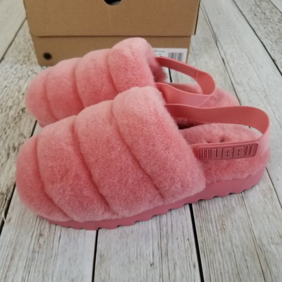 UGG Super Fluff Slipper Size 11 Pink New - Picture 2 of 10